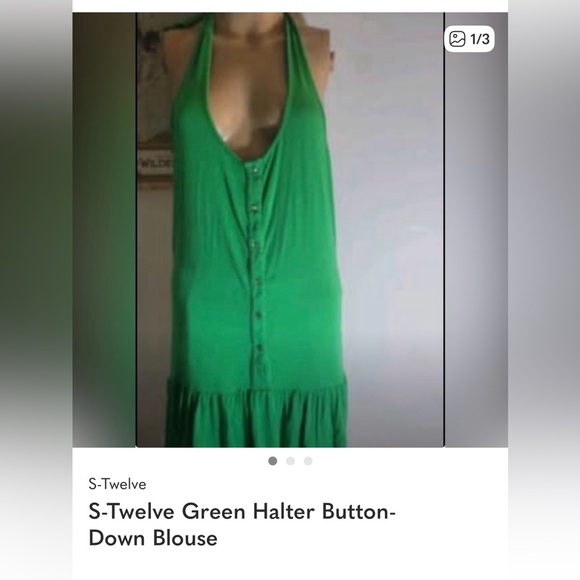 Dolcezza Navy Blue Long Sleeves Shirt size 12 & 3 other blouses size 12 - Picture 11 of 12